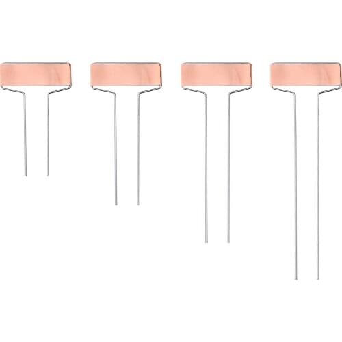 20pcs Stainless Steel Plant Marker Plant Lable plant Markers For Garden Ring Plant Tag Waterproof Reusable