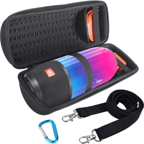 2019 New Hard EVA Speaker Case for JBL Pulse 3 Wireless Bluetooth Speaker for USB Cable and Charger Adapter