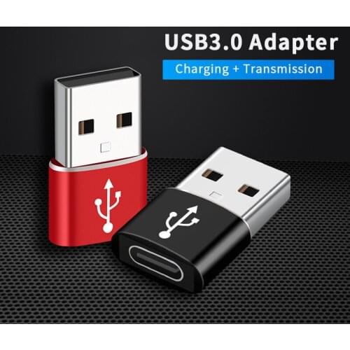 USB Type C OTG Adapter for Macbook Samsung S20 USB Type A Male to USBC Female Connector Converter Charging Data Transfer Adapter
