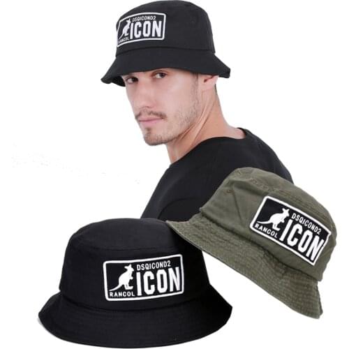 DSQICOND2 Summer Fisherman Hat ICON Letter Baseball Caps for Mens Women Outdoor DSQ Animal Kangaroo Snapback Hip Hop Dad Hat