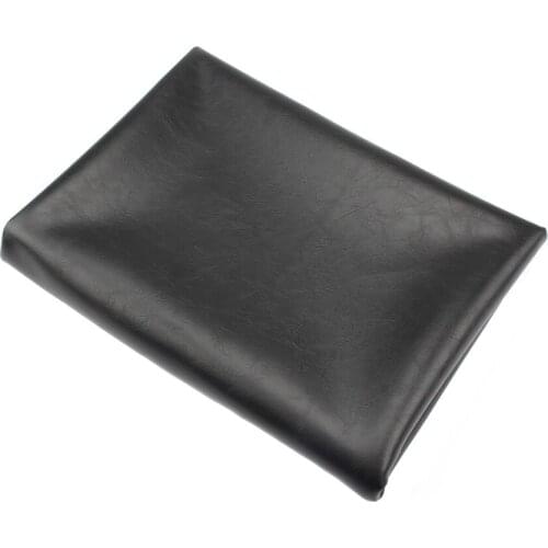 PU DIY Motorcycle Seat Cover Black 70x100cm 27x39 inch Universal for ATV Scooter Kawasaki