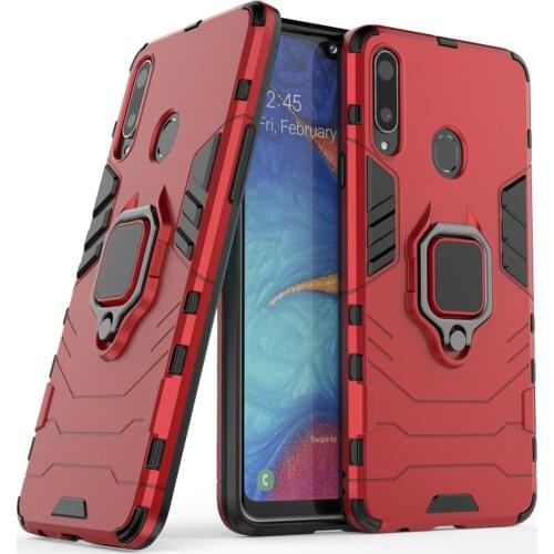 2021 for Samsung Galaxy A20S A 20S A20 S Case Cover Armor Rubber Shockproof Ring Holder Magnet Hard Case Fundas