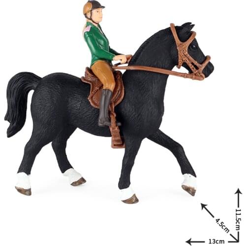 Handcrafted Farm People Figures Toy,Painted Horse Figure Model,Mini People Figures Human Figurine Model Colletcion