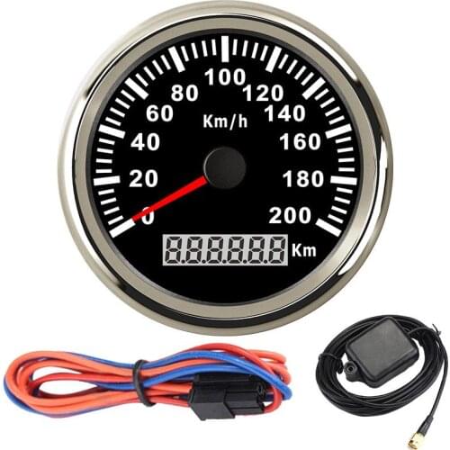 GPS Speedometer Universal Car Truck Motor Marine Boat Auto 85mm GPS Digital Odometer 200kmh Waterproof And Antifog favorable