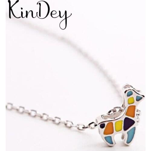 Kindey Punk Vintage Silver Color Deer Necklaces Pendants For Women Gifts Statement Necklaces Colar 2020