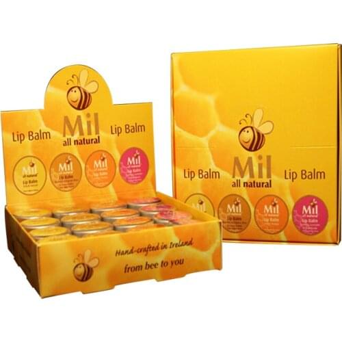 Counter top small cardboard box stand shelf ready display box for candy honey counter display box