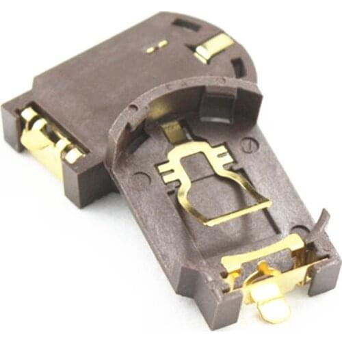 MasterFire 100pcs/lot Gold Plated SMD CR2025 CR2032 Button Coin Cell Lithium Battery Batteries Case Holder Box Base Socket