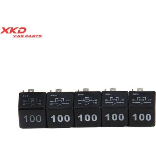 7M0951253A #100 5pcs 4-Pin Multifunction Purpose Relay For V-W Je-tta Golf AU-DI A3 A4 A5 7M0 951 253A