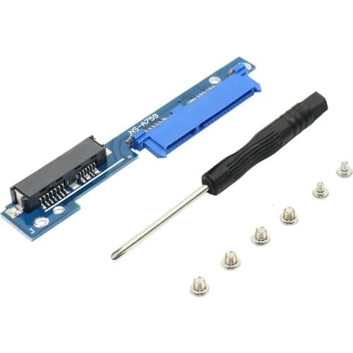 Micro SATA 7+6 Male to SATA 7+15 Female Adapter Card Serial ATA Converter for Lenovo 310 312 320 330 IdeaPad 510 5000