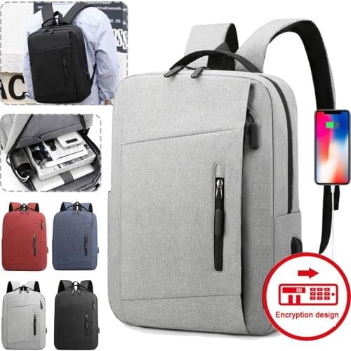 Casual Business Backpack Men Computer Bag Light 15.6 Inch Laptop Backpacks 2021 Waterproof Oxford Lady Anti-theft Travel Bags
