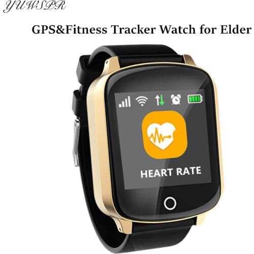 GPS Health Tracker Smart Watch for the Aged Wifi GPS Locator SOS Call Heart Rate Blood Pressure Women Men Elder Smart Clock D200