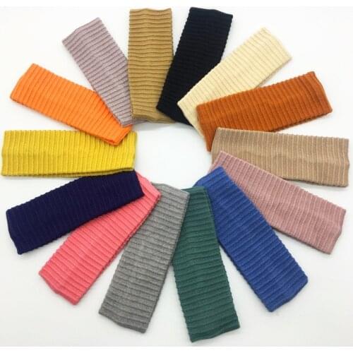 KENSHELLEY Woolen Warm Headbands hip-hop Elastic Headband Hair Holder Turban Headwraps Fashion Hair Accessories