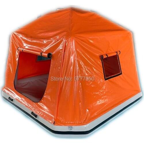 Airtight Floating Tent Shoal Tent Camping Floating Water Tent Water Boat Raft Tent for kid and adults Inflatable Water Pool Tent