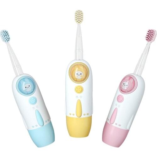Baby Small Toothbrush Colorful Straight Rod Battery Sonic Automatic Cute Children Electric Toothbrush baby hair brush