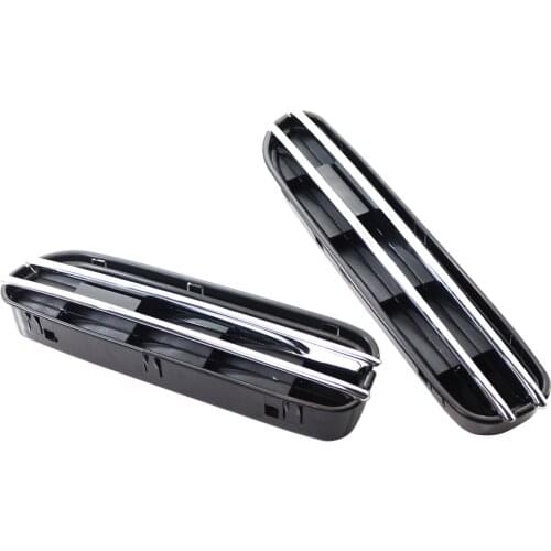 1 Pair Side Fender Air Flow Vents Grilles Decor Trim Fits for BMW 5 Series E39 E60 E61 M5 2005-2010