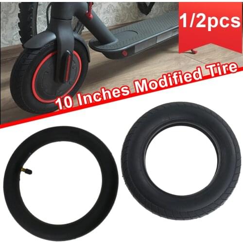10 Inches Modified Tire and Inner Tube Reinforced Anti Slip Wear-resistant 10*2 Tyre for Xiaomi M365/Pro Electric Scooter