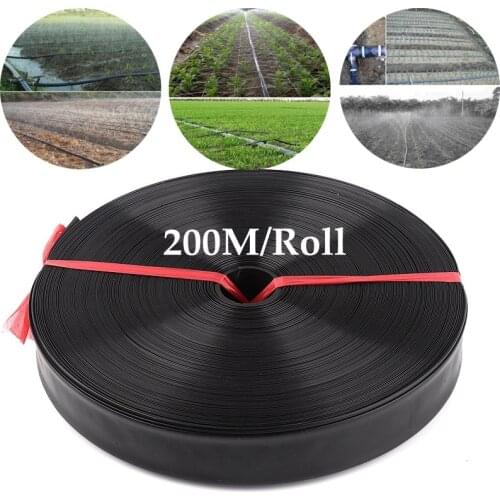 200M/Roll 3/4" Φ20mm Thin-Soft Spray Tape Agriculture Irrigation System Sprinkler Greenhouse Watering Hose with 2/3 Holes