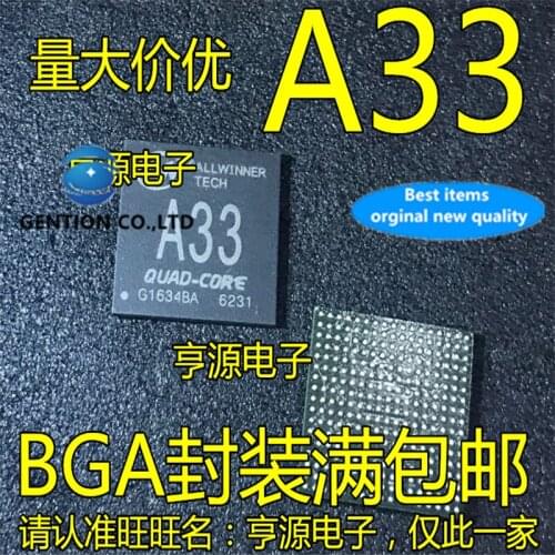 5Pcs A33 BGA CPU processor chip in stock 100% new and original