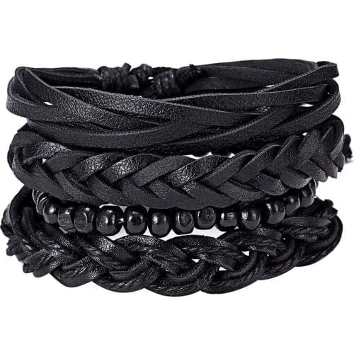 Мужские кожаные браслеты BLUELANS China At AliExpress