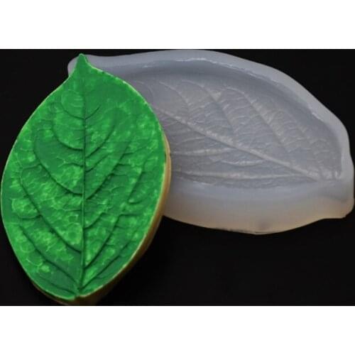 Simulation Large Leaf 3D Candle Soap Mould DIY Candle Epoxy Mold Handmade Candles Aroma Wax Soap Molds for Decoration
