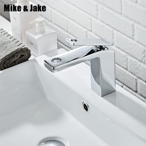 Chrome brass bathroom faucet basin faucet crane chrome water tap single handle hot and cold mirror mixer