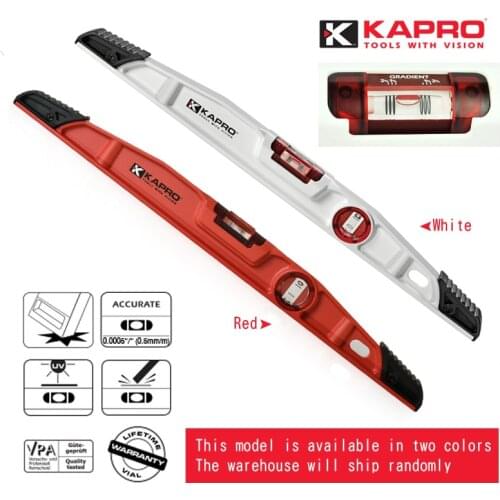 KAPRO die-casting aluminum alloy spirit level 930 Cape Road/Garbo spirit level red bubble Israel