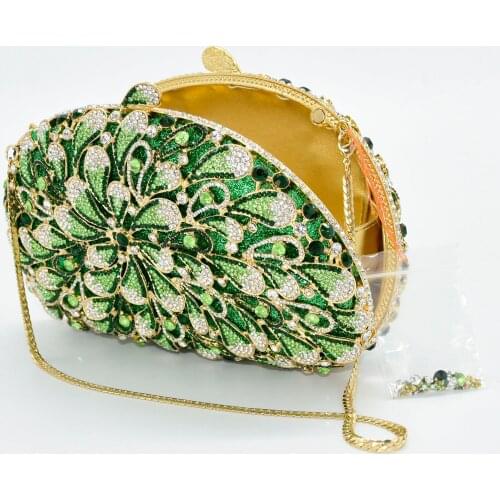 Clutch bag with diamond Ladies Clutch Luxury Elegant Handbag Single Shoulder Ladies Bag Elegant Design