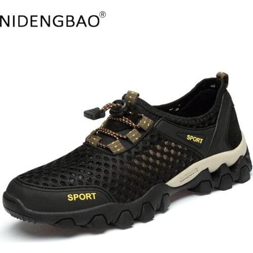 Men Sneakers Hiking Aqua Shoes Tenis Masculino Slip-On Breathable Quick Dry Outdoor Trekking Fishing Camping Sports Shoes