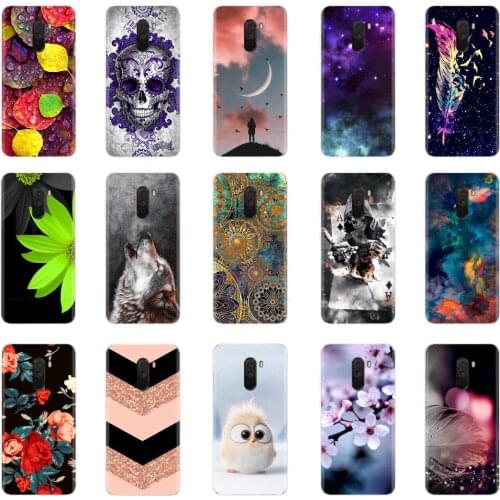 Soft Silicone Case for Xiaomi Pocophone F1 Xiomi Poco F1 Case Soft TPU Phone Shell for Xiaomi Pocophone F1 Global F 1 Back Cover