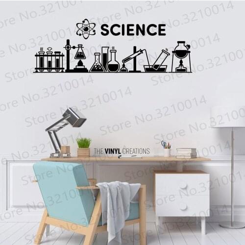 Science Wall Decal Chemistry Classroom Decor Education Poster Vinyl Sticker Wall Decor Art Decor Home Decor PW693