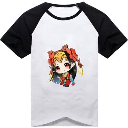 New Onmyoji R SR SSR tshirt game characters Unisex Casual Short Sleeve Tshirt men women cosplay costume cute Tee