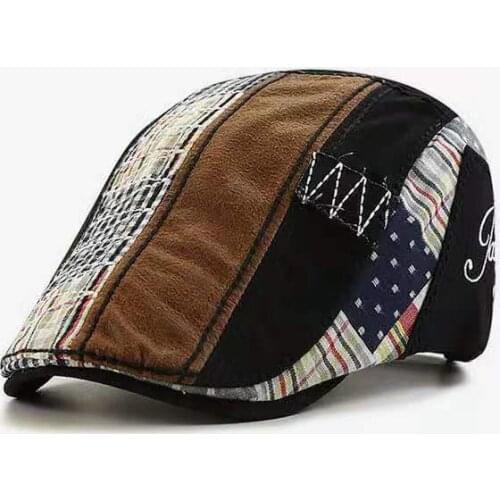 Solid Peaky Blinders Flat Caps for Men Blank Vintage Newsboy Style Casual Beret Ivy Cabbie Gatsby Peaked Hat Summer Visor