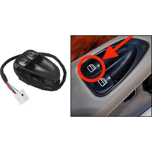 Power Window Switch Replacement Parts Driver Left Door Front for Mercedes R230 Car