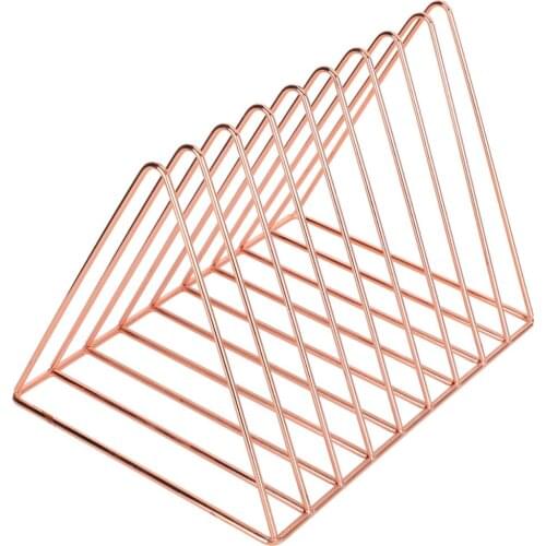 Book Shelf Holder Metal Desk Books File Storage Rack Desktop Bookshelf For Office School Home Use