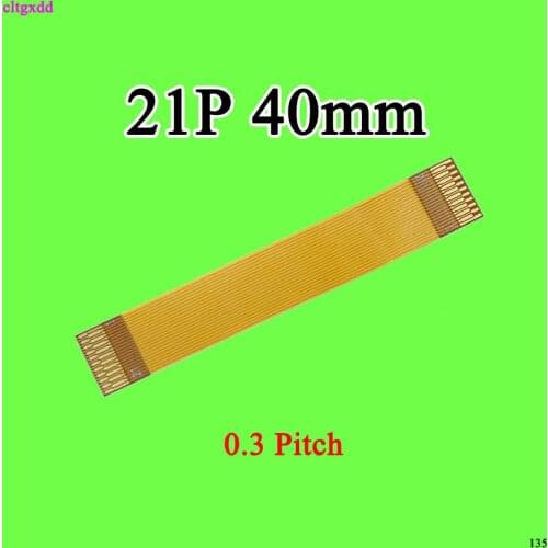 Gold plated 4cm 0.3mm Pitch 10P+11P 21Pin FPC Cable Line MIPI FFC Line Cable 40mm 60 100 120 160mm 23P 25Pin 27P ribbon Cable