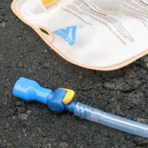 Straight on-off Switch Bite Valve Drink Tube Nozzle for Hydration Pack Bladder Camping Hiking Cycling Water Bags Accessory