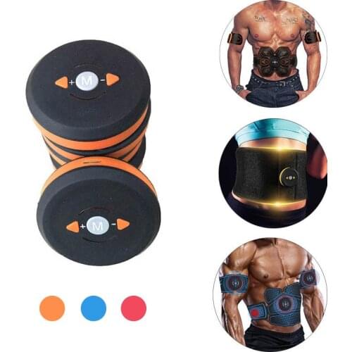 1Pcs Rechargeable Host Smart Abs Electrostimulation Abdominal Muscle Trainer Stimulator Main Unit Toner Exercise Gym Equipment
