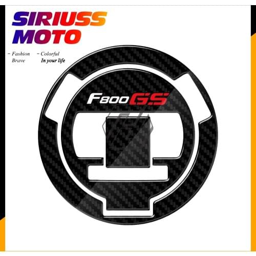 3D Carbon-look Motorcycle Fuel Gas Cap Protector Decals Case for BMW F800GS F800 GS All Year