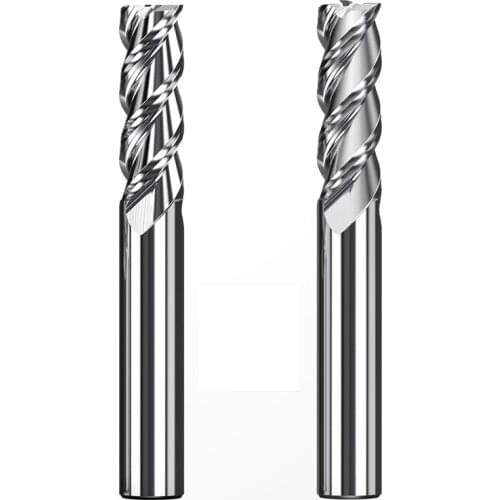 55 Degree Aluminum Milling Cutter 3 Flute Tungsten Steel Carbide Aluminum Alloy Special End Mill