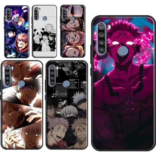 Anime Jujutsu Kaisen Case For Xiaomi Redmi Note 10 7 8 9 Pro Note 8T 9S Fundas For Redmi 9T 9C 9A 8A K40 Cover