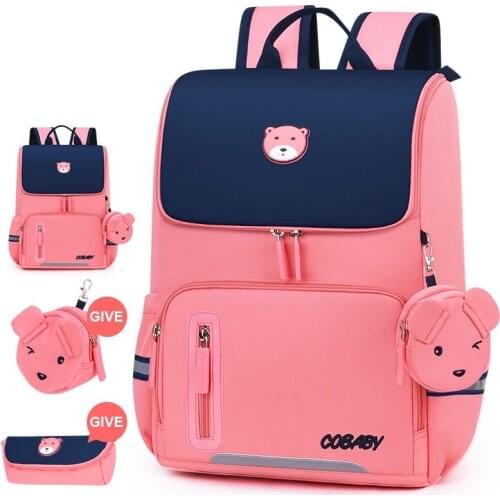 Childrens Schoolbag Kids Backpack For Primary School Bags Students 1-3-6 Grade Light Weight Waterproof Book Pack Girls Boy 2021