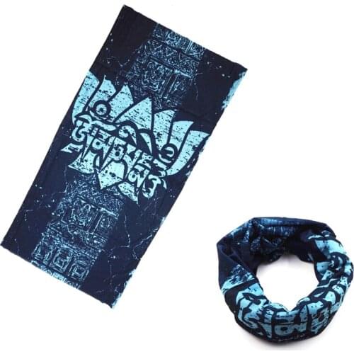Blue Outdoor Sports Scarf Bicycle Bandanas Equipment Colorful Headwear Seamless Mask Bike Magic Scarf Cycling Headband Bandana