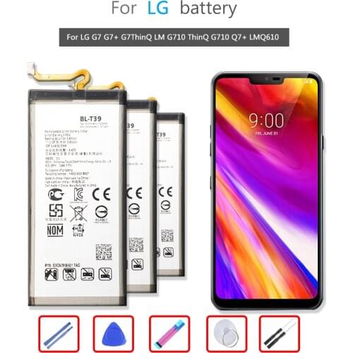 GUKEEDIANZI Batteries For Phones LG Q7 Plus