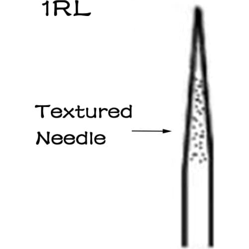 1RL Textured Needle Tattoo Machine Needle for Eyeliner Brow Lip Individual Packed Needle Tip Tattoo Accessories