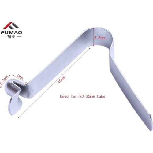 Manufacturer custom tube snap clip buttons pole clips used for 20-35 tube