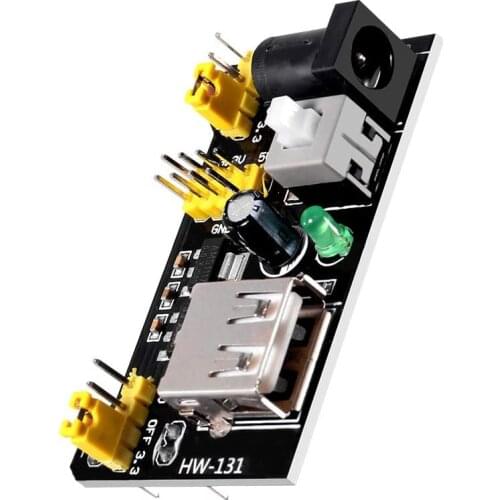 MB102 3.3V/5V Breadboard Power Supply Module for Arduino Board Solderless Breadboard