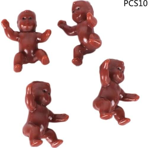 Cute Baby Shower Mini Doll Plastic Child Full Moon Gift Boy Girls Party Supplies Drop Ship