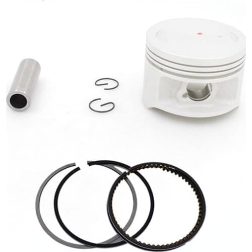 NEW Motorcycle 57mm 14mm Pin Piston Ring Kit for Suzuki GN125 GS125 EN125-2A EN125HU K157FMI Flat Piston Engine Parts