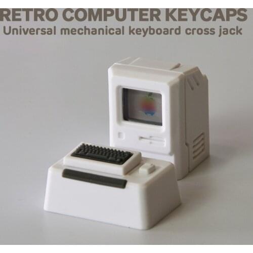 New personalizados keycaps for mechanical keyboard ABS Classic retro cute transparent keycaps Magnetic suit 8 Pcs