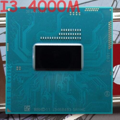 Original Intel Core I3-4000M SR1HC CPU I3 4000M processor 2.4GHz 3M Dual core for HM86 HM87 free shipping ship out within 1 day
